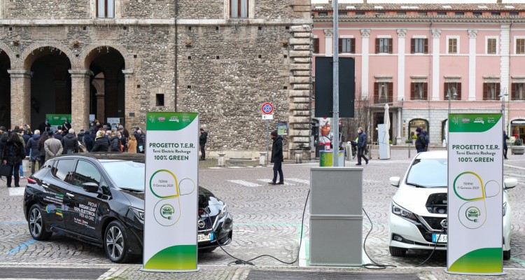 A Terni prende il via la mobilità elettrica con Umbria Energy, Acea Innovation e Nissan