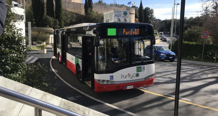 Ad Ancona il sistema antismog Purifygo viaggia sui bus di Conerobus