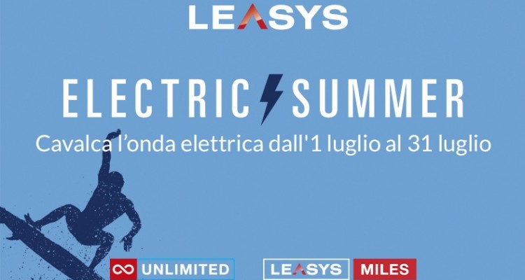 Leasys lancia la “Electric Summer”, un mese di offerte dedicate alla mobilità elettrica