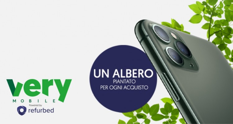 Very Mobile: partnership con refurbed per smartphone “green”