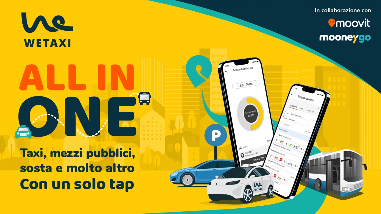 Wetaxi ora si potranno acquistare i biglietti del treno direttamente dall’app