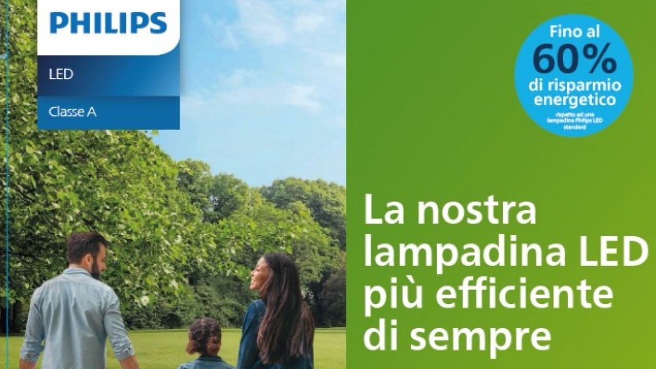 Signify accelera la transizione energetica con la gamma Philips Ultra Efficient Classe A